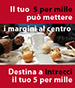 Il 5 per mille alle attività di Intrecci